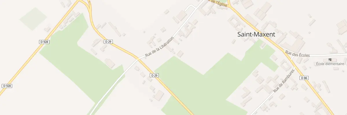 Plan du 11 Rue de la Libération à Saint-Maxent