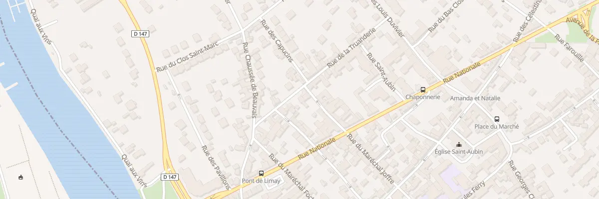 Plan du 8 Rue de la Truanderie à Limay