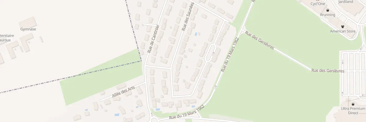 Plan du 15 Rue des Saunées au Poinçonnet
