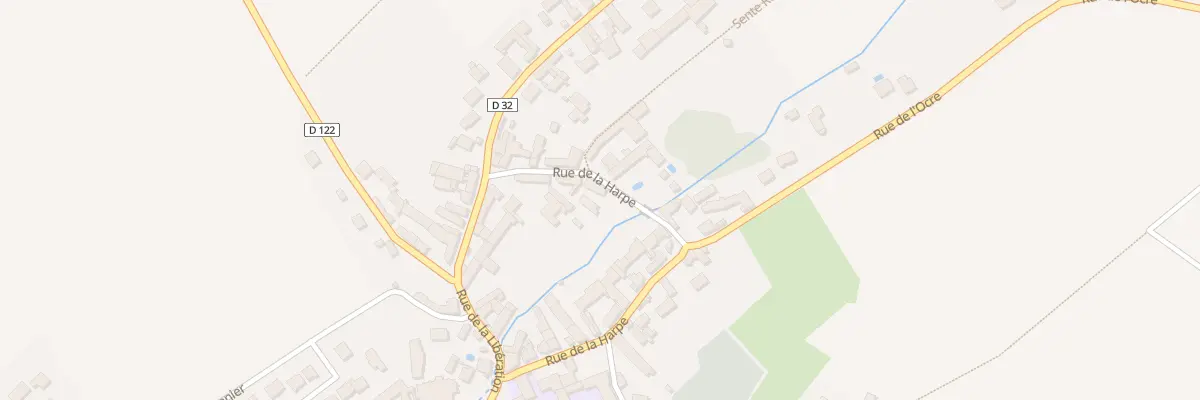 Plan du 19 Rue de la Harpe à Écrosnes