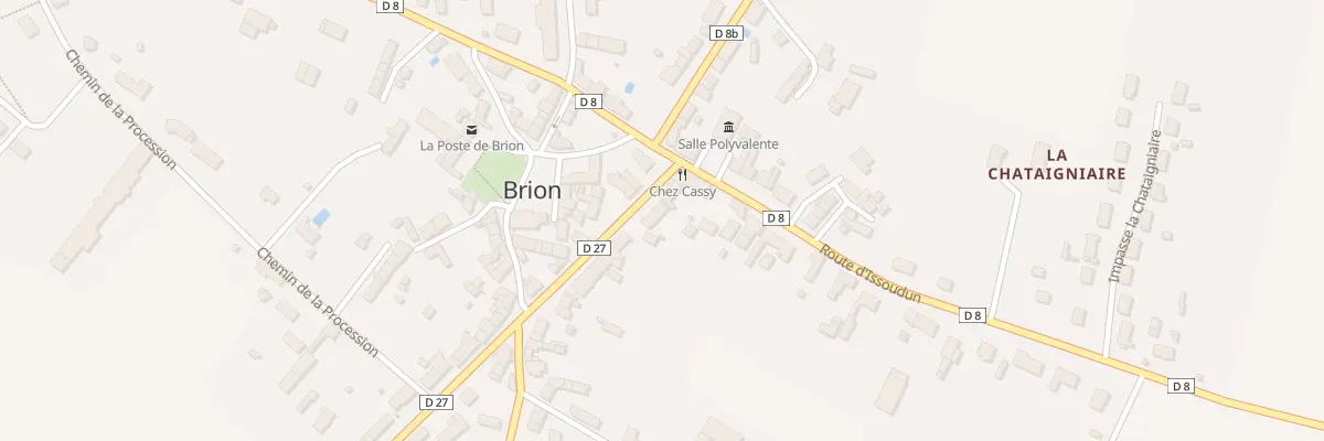 Plan du 7 Rte de Villedieu à Brion