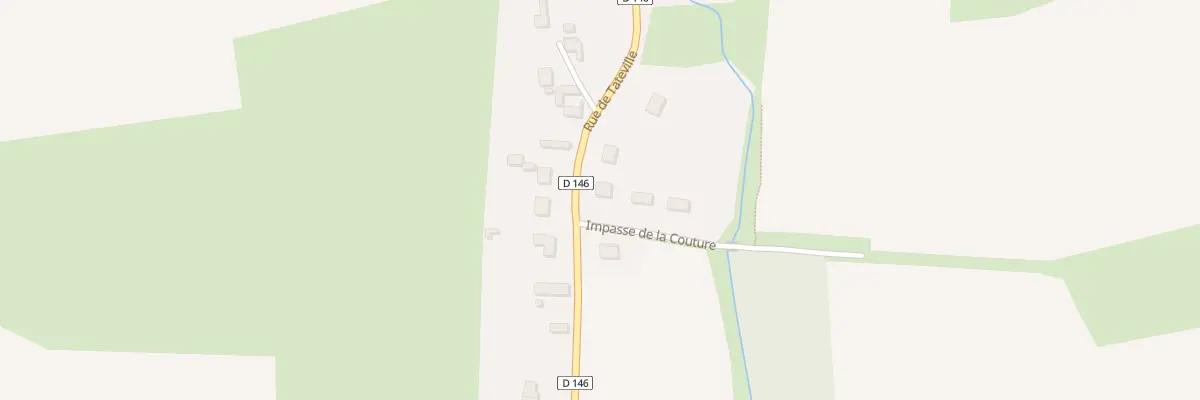 Plan du 1 Imp de la Couture à Longvilliers