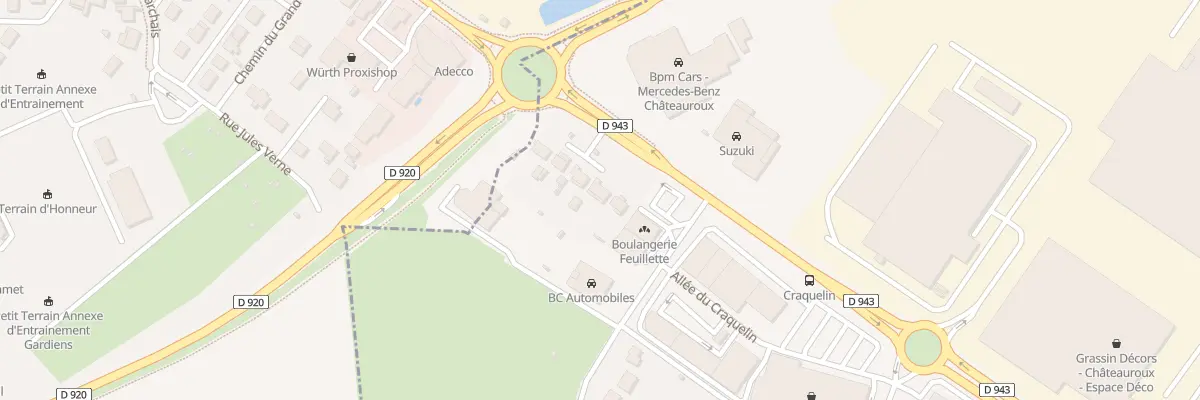 Plan du 5578 Rte de Montluçon au Poinçonnet