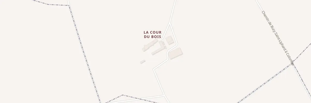 Plan du 5105 La Cour du Bois à Saint-Péravy-la-Colombe