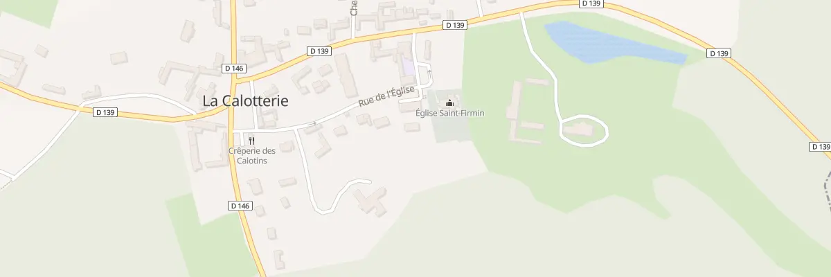 Plan du 14 Rue de l’Eglise à La Calotterie