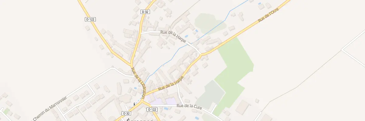 Plan du 11 Rue de la Harpe à Écrosnes