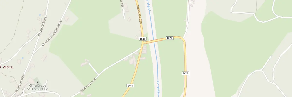Plan du 5039 Le Pont à Sauliac-sur-Célé