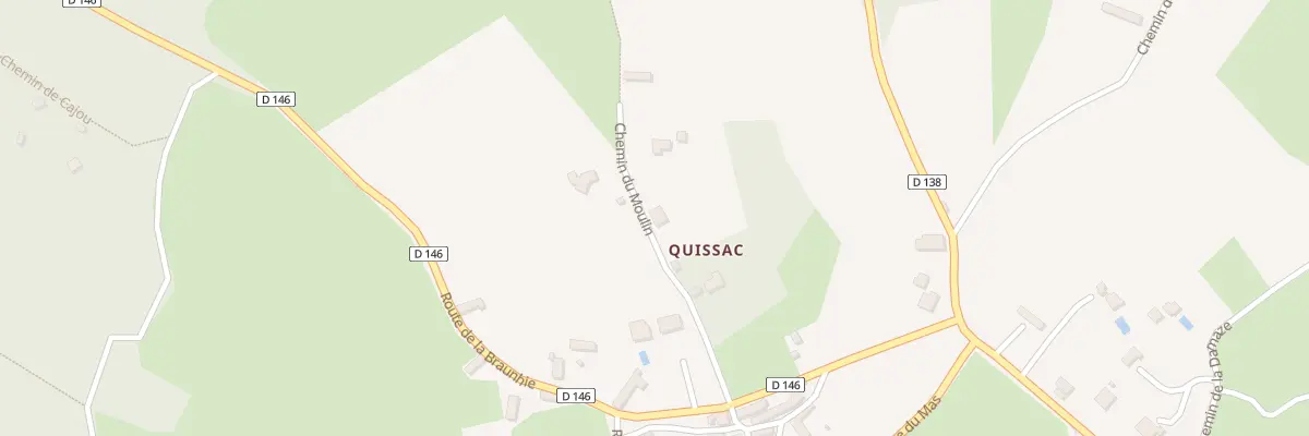 Plan du 154 Che du Moulin à Quissac-en-Quercy