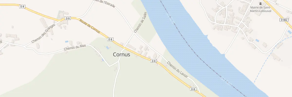 Plan du 63 Cornus à Cénevières