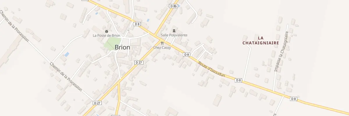 Plan du 6 Rte d’Issoudun à Brion