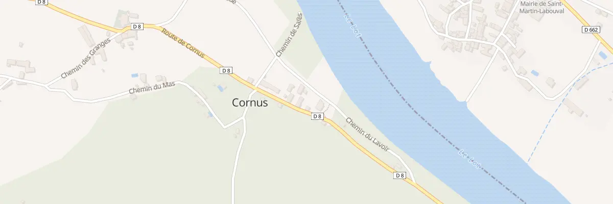 Plan du 5062 Cornus à Cénevières