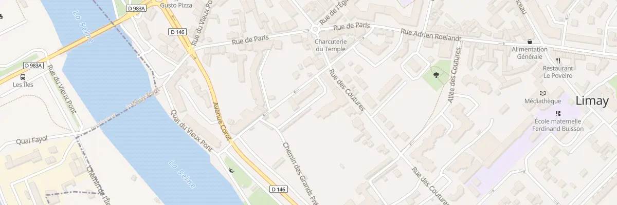 Plan du 14 Rue des Fosses à Limay