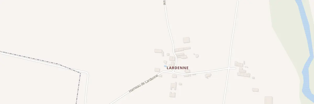 Plan du 5001 Lardenne-hameau à Gaudiès