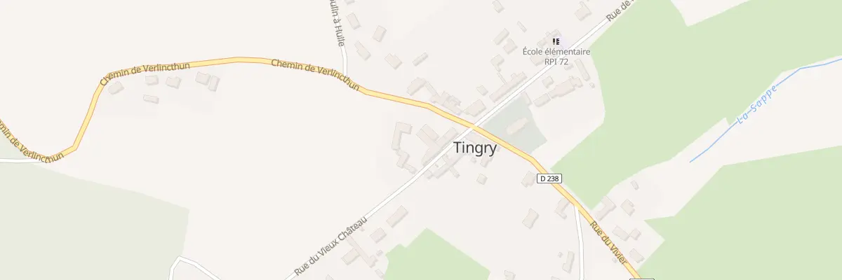 Plan du 64 Rue du Vieux Chateau à Tingry