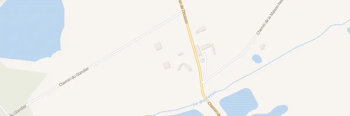 Plan du 3 Che du Glandier à Montrieux-en-Sologne