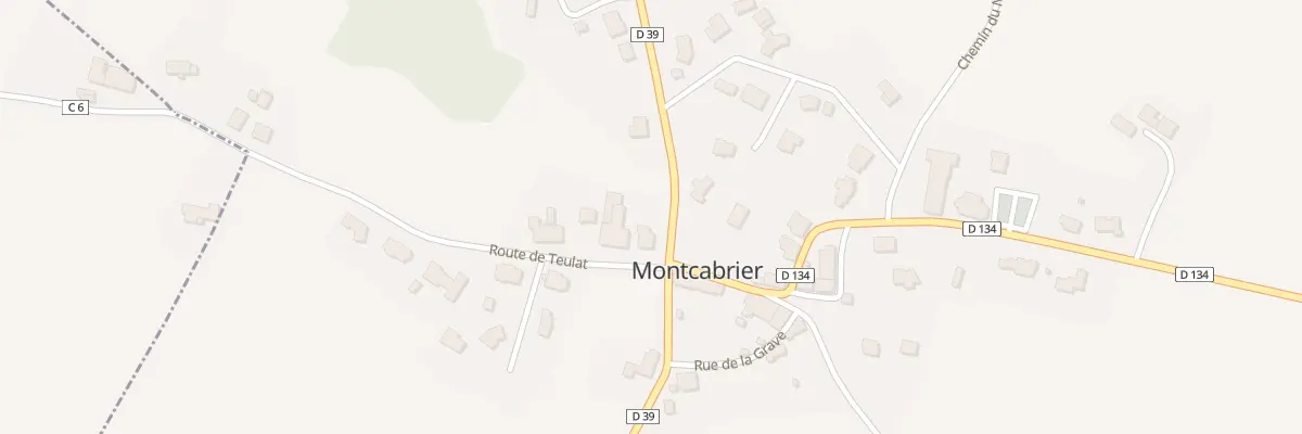 Plan du 4 Rte de Teulat à Montcabrier