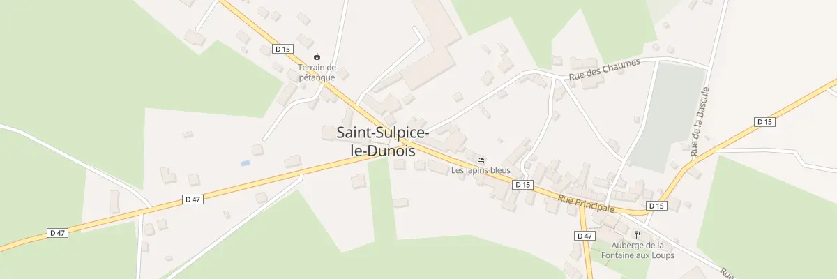 Plan du 6 Pl du Souvenir à Saint-Sulpice-le-Dunois