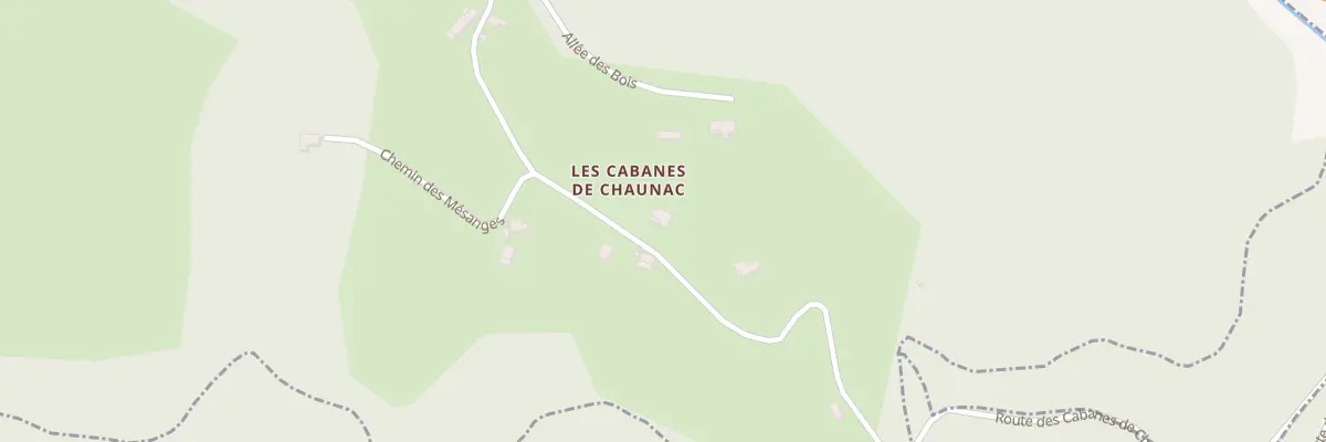 Plan du 5797 Les Cabanes de Chaunac à Naves