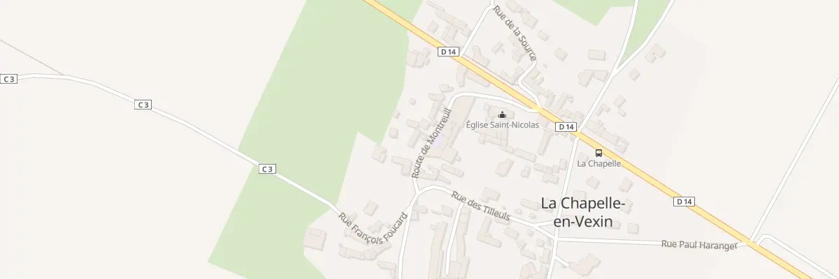 Plan du 16 Rte de Montreuil à La Chapelle-en-Vexin