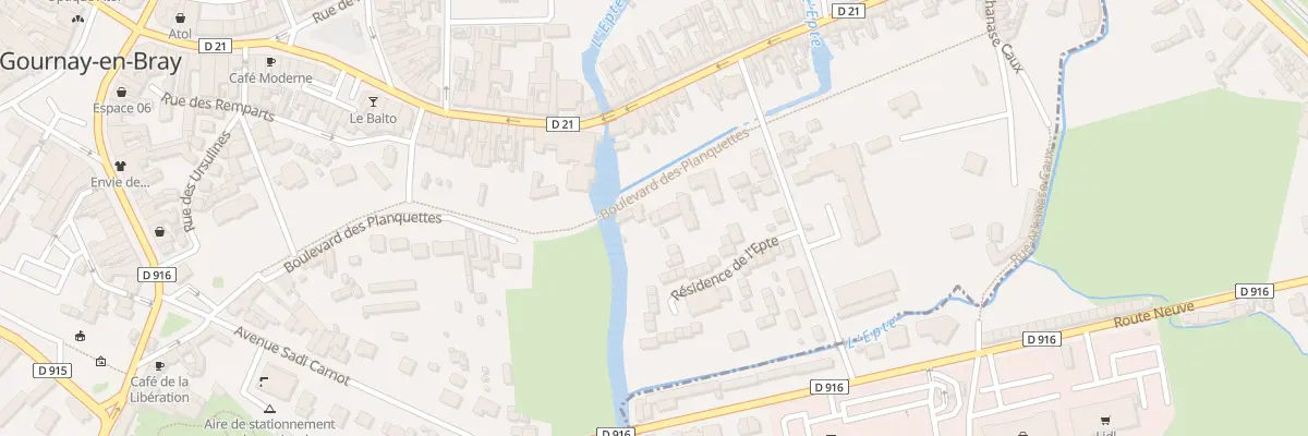 Plan du 22 Bd des Planquettes à Gournay-en-Bray
