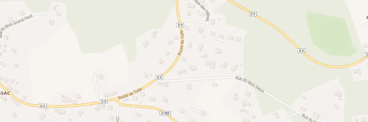 Plan du 36 Rte de Tulle à Chameyrat