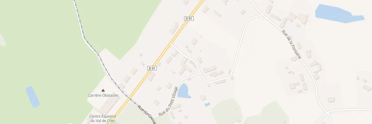 Plan du 2 Rue du Petit Village à La Chapelle-Montmartin