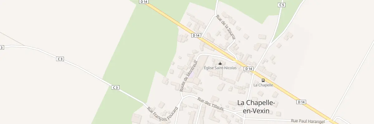 Plan du 12 Rte de Montreuil à La Chapelle-en-Vexin
