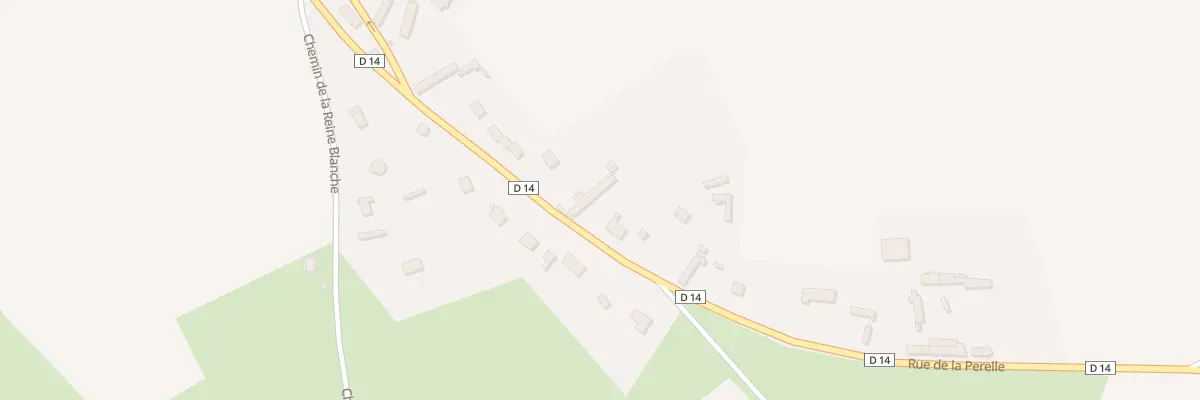 Plan du 14 Rue de la Perelle à Hébécourt