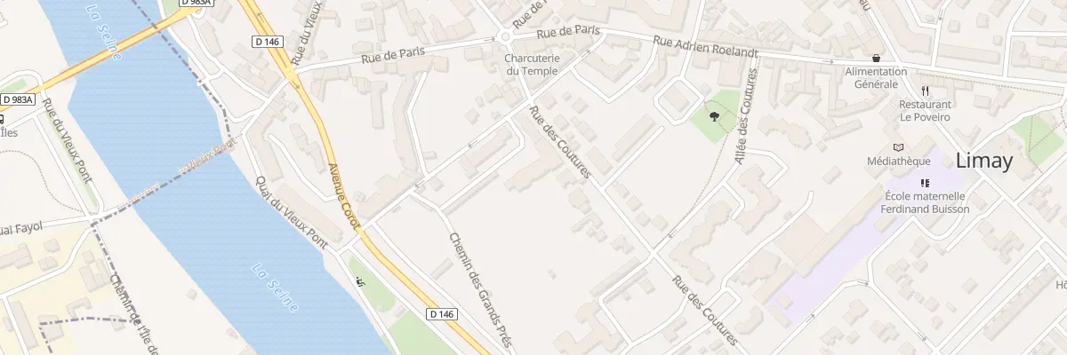 Plan du 6 Rue des Coutures à Limay