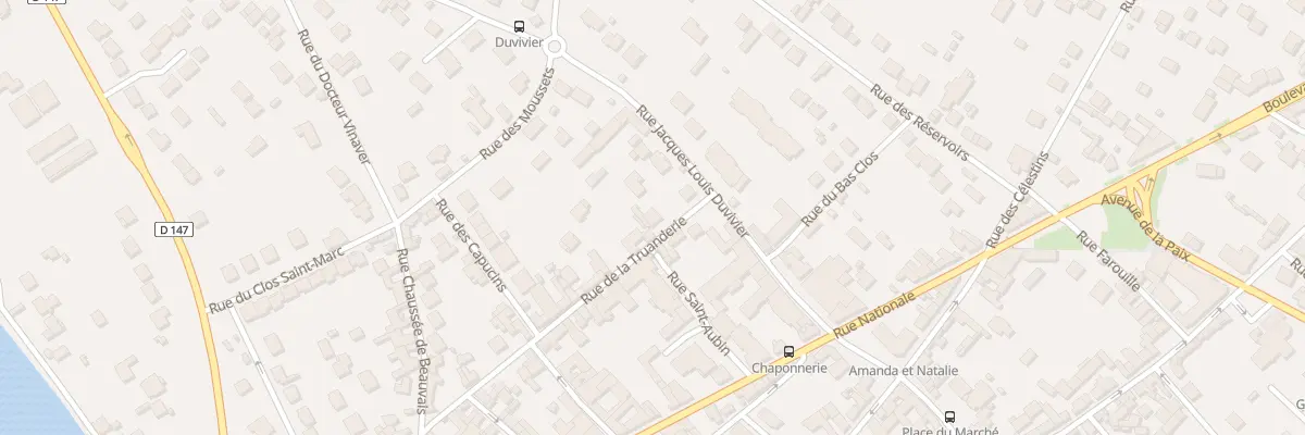 Plan du 25 Rue de la Truanderie à Limay
