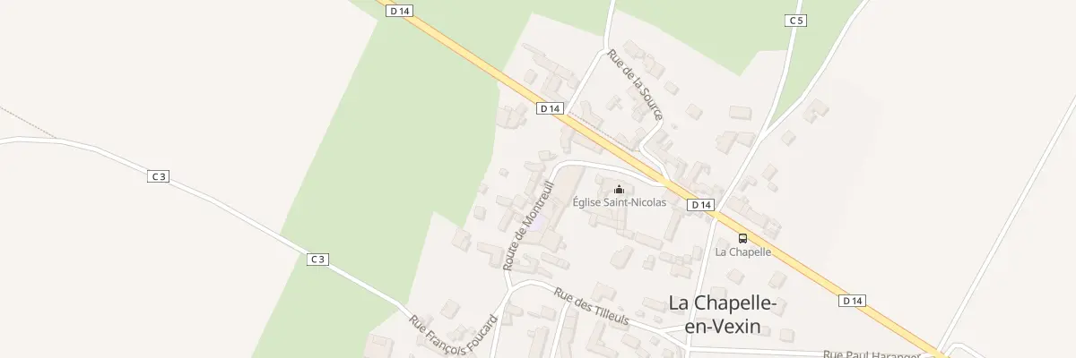 Plan du 8 Rte de Montreuil à La Chapelle-en-Vexin