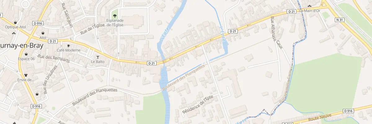 Plan du 74 Rue de Ferrières à Gournay-en-Bray