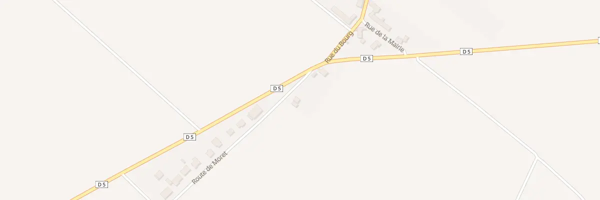 Plan du 71 Rte de Moret à Rouvray-Sainte-Croix