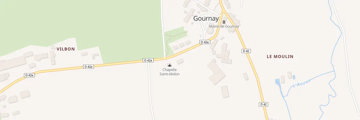 Plan du 9 Rue de la Chapelle à Gournay