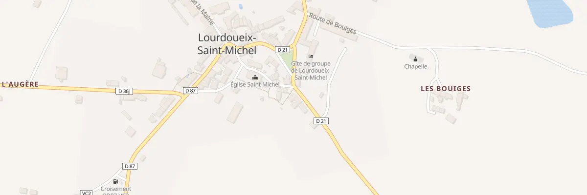 Plan du 2 Rte de Measnes à Lourdoueix-Saint-Michel