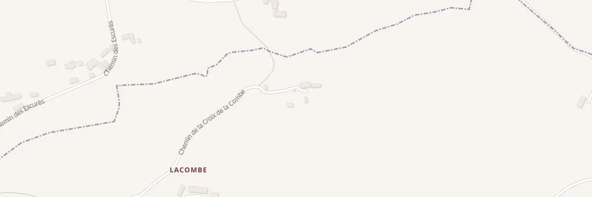Plan du 486 Che de la Croix de la Combe à Curemonte