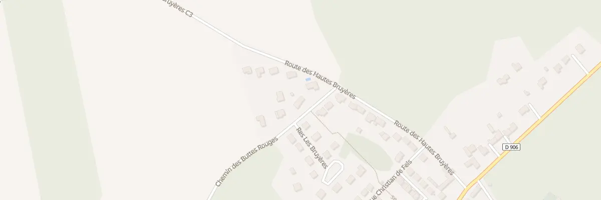 Plan du 4 Che de la Butte Rouge à Saint-Hilarion