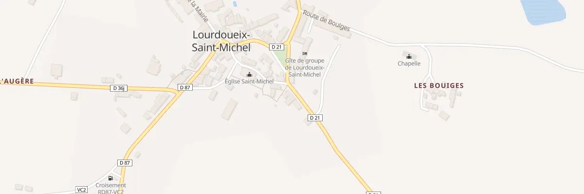 Plan du 6 Rte de Measnes à Lourdoueix-Saint-Michel