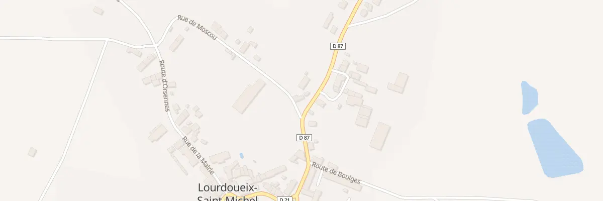 Plan du 15 Rte d’Aigurande à Lourdoueix-Saint-Michel
