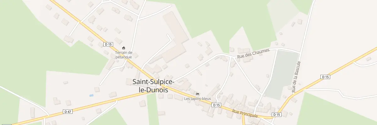 Plan du 2 Rue des Chaumes à Saint-Sulpice-le-Dunois
