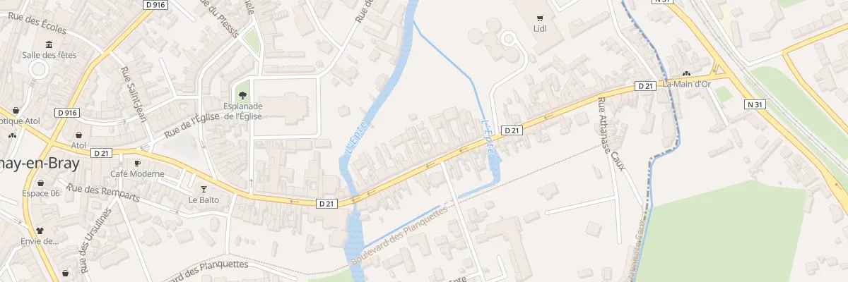 Plan du 85 Rue de Ferrières à Gournay-en-Bray