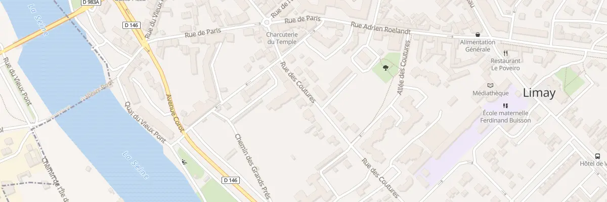 Plan du 8 Rue des Coutures à Limay