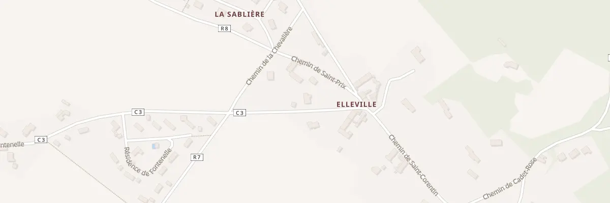 Plan du 33 Che de Fontenelle à Saint-Martin-des-Champs