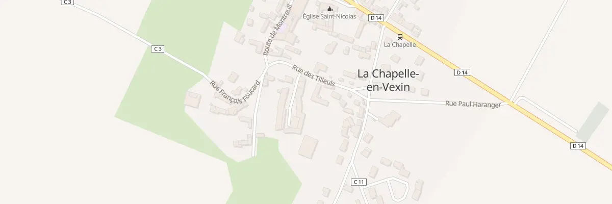 Plan du 2 Rue des Tilleuls à La Chapelle-en-Vexin