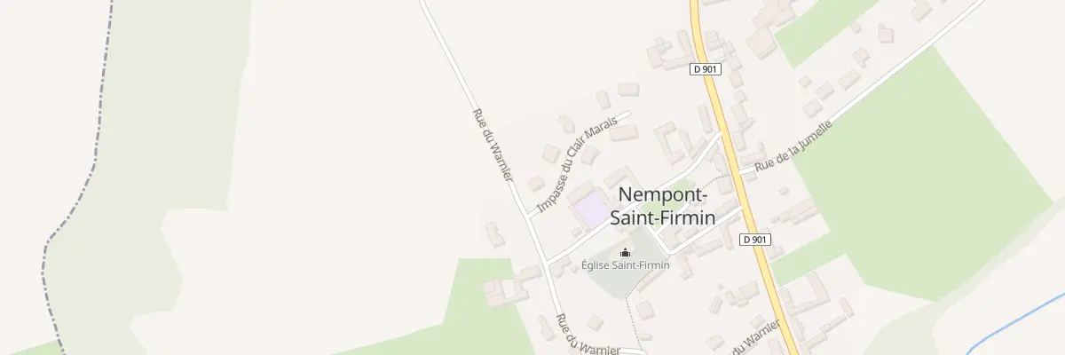 Plan du 1 Imp du Clair Marais à Nempont-Saint-Firmin