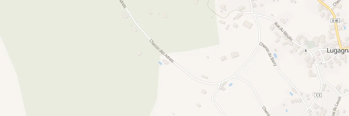 Plan du 484 Che des Adrets à Lugagnac