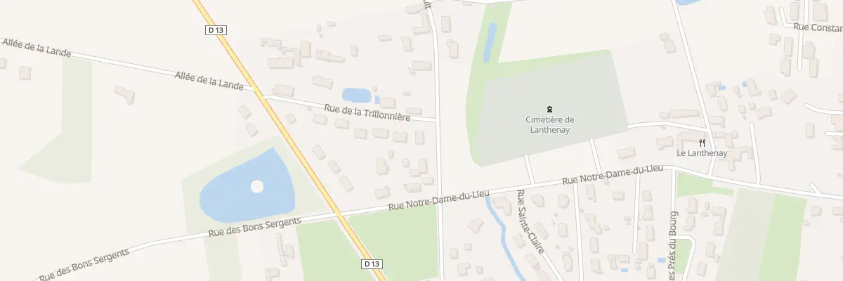 Plan du 18 Rue de Monthault à Lignières