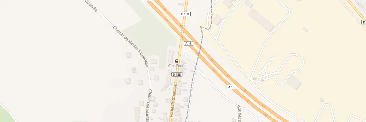 Plan du 45 Rte de Guerville à Mantes-la-Ville
