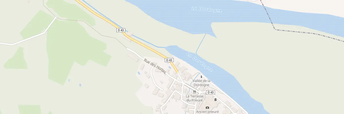 Plan du 68 Rte de Mézels à Carennac