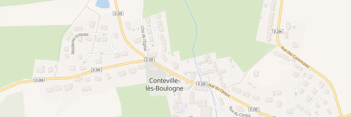 Plan du 23 Rue du Centre à Conteville-lès-Boulogne